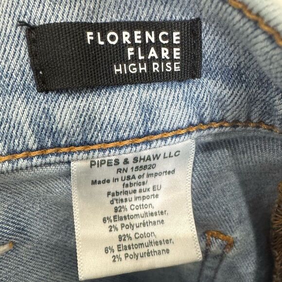 Veronica Beard Florence Flare Patch Pocket Jean in Cape - Picture 12 of 12